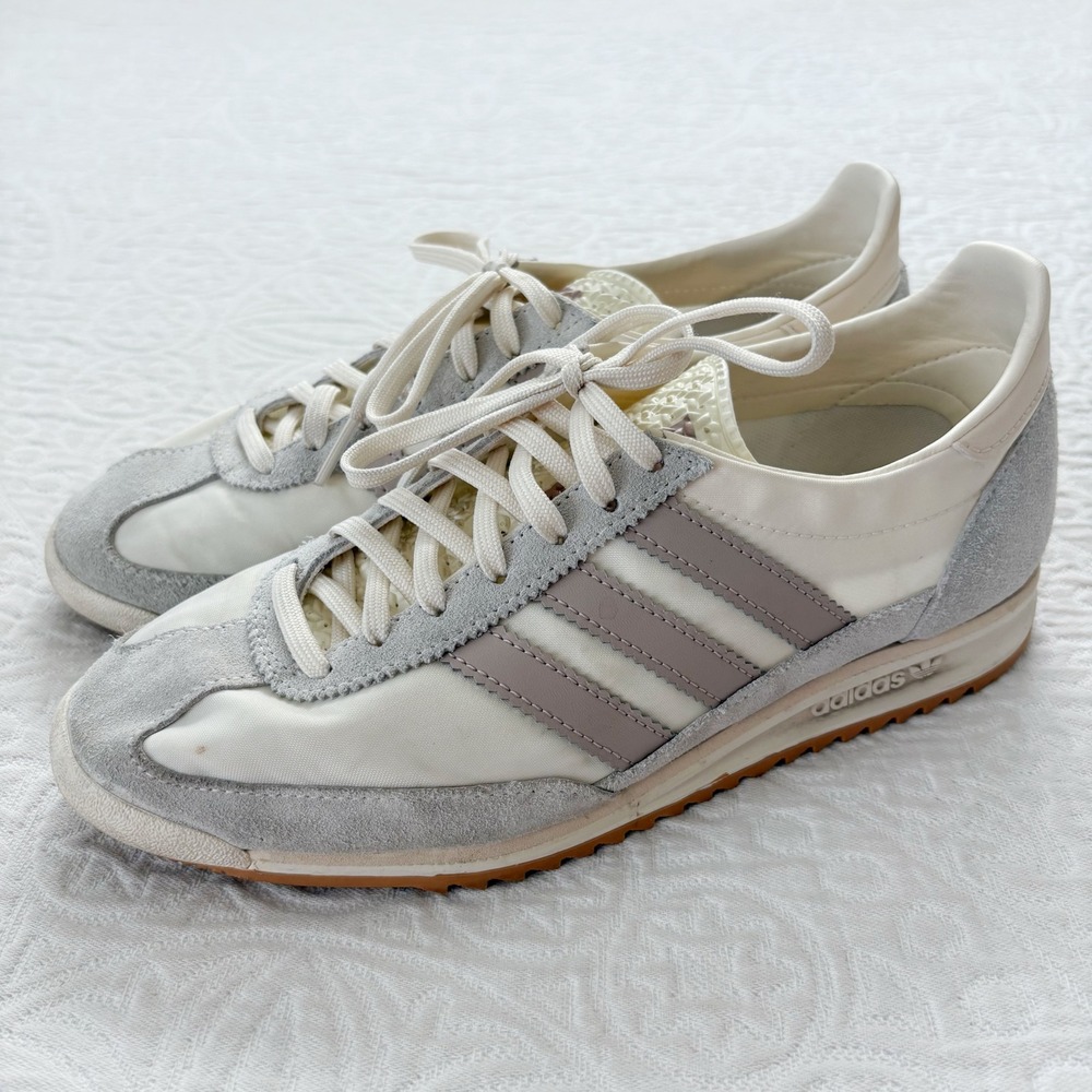 adidas Women's SL72 OG Casual Sneakers, White / Taupe Sz 8
